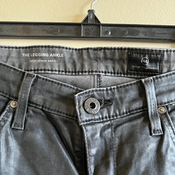 AG Jeans - The Leatherette Legging Ankle in VLL-BLK WOMENS SIZE 29R - Picture 5 of 8